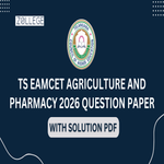 TS EAMCET 2026 May 4 Shift 1 Agriculture and Pharmacy Question Paper with Solution PDF